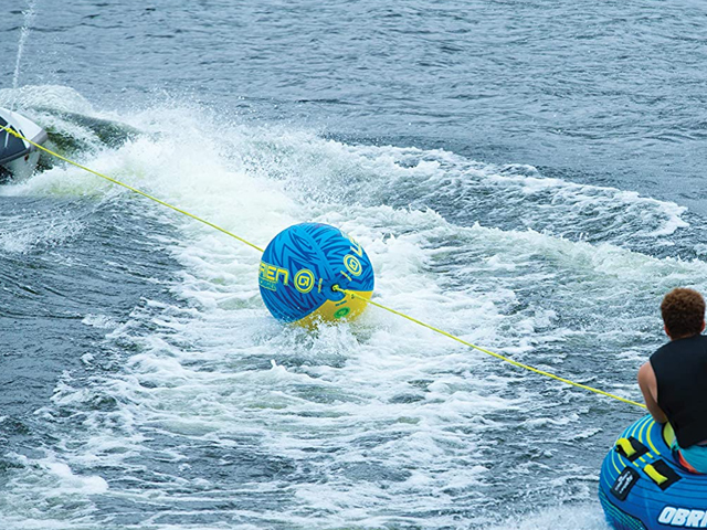 【即納】OBRIEN ショックボール ブースターボール トーイングチューブ バナナボート 水上バイク ジェットスキー 4Kロープ 管理番号[UH0529]の画像2