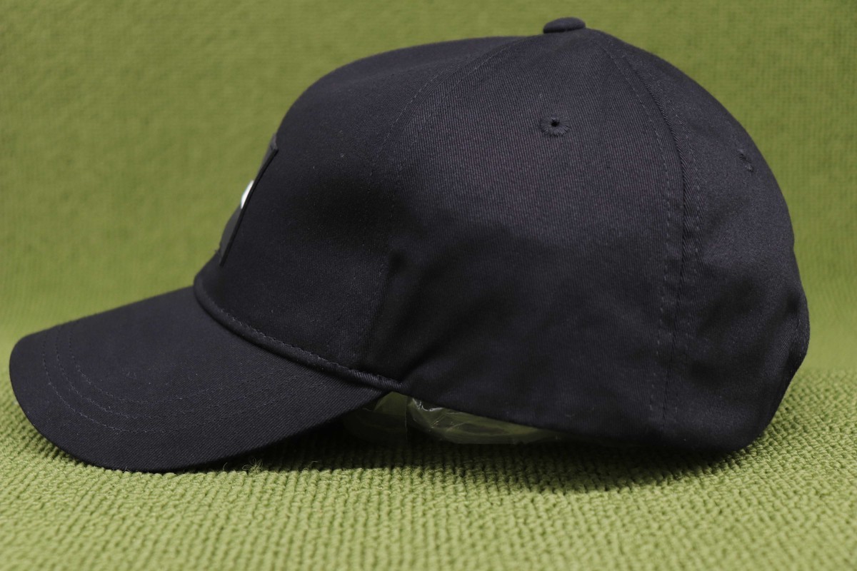  new goods parallel regular Calvin Klein CALVIN KLEIN cap Raver patch hat black black cotton FREESIZE control No4Dm