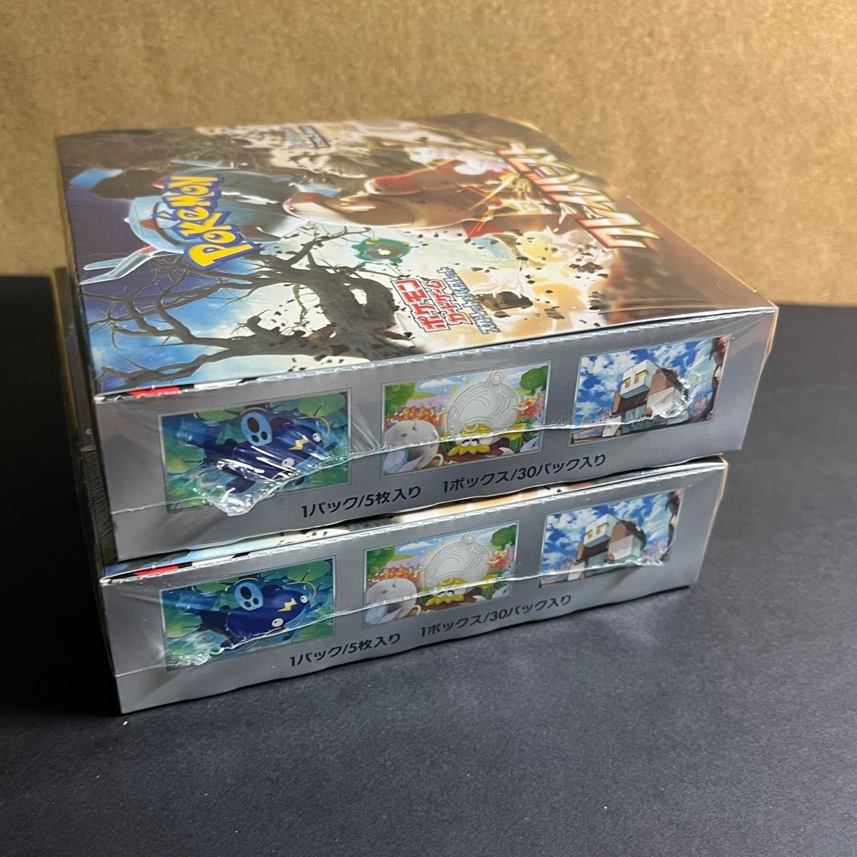 ポケモンカードゲーム　クレイバースト シュリンク付き　未開封　2BOX