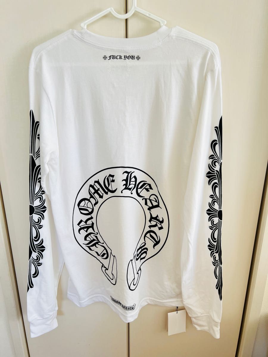 クロムハーツ CHROME HEARTS Tシャツ 長袖 S 白 ロングスリーブ