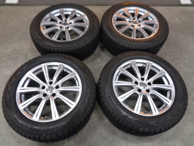 【バリ山スタッドレスセット】235/60R18　18インチタイヤホイール【４本セット】レクサスRX　エクストレイル　CR-V　CX-60　アウトランダー_画像1