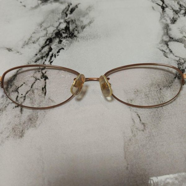 796超美品　ロエベ　メガネ　眼鏡　400　サイドロゴデザイン　ピンク　赤_画像9