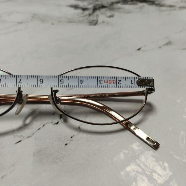 1851超美品 グッチ メガネ 眼鏡 9541 度あり強 GG柄 先セルG柄(女性用
