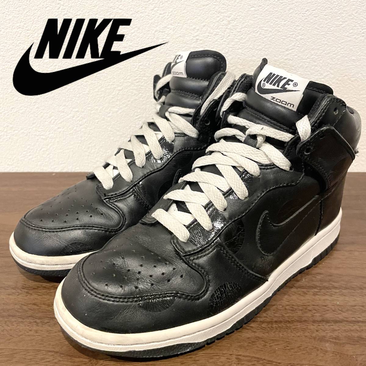 NIKE◇DUNK HIGH_ダンク ハイ/23.5cm/BLK-