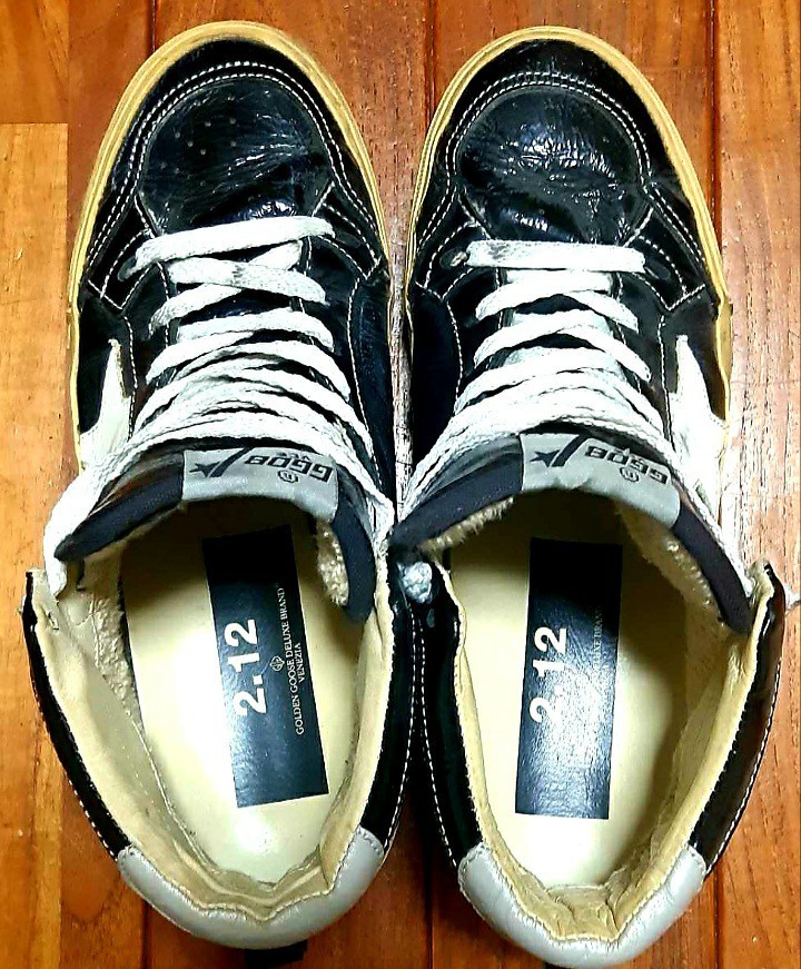 GOLDEN GOOSE◆USED加工/ハイカットスニーカー/39　212_画像5