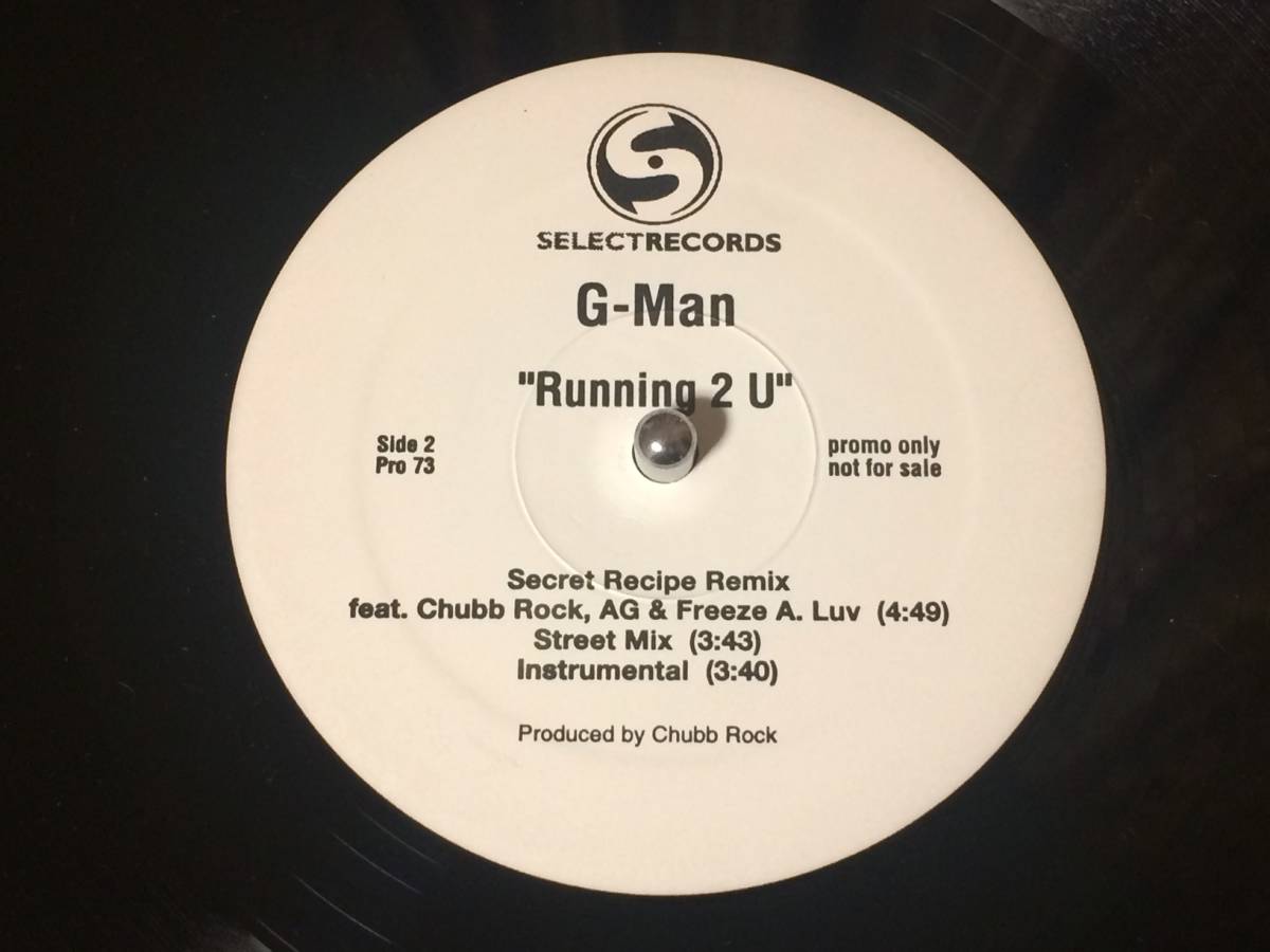 G-MAN ♪RUNNING 2 U US オリジナル_画像2
