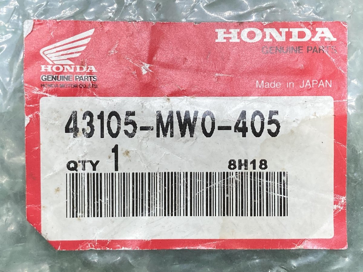 CB750 リアブレーキパッド 43105-MW0-405 在庫有 即納 ホンダ 純正 新品 バイク 部品 RC42 車検 Genuine VTR1000SP ファイヤーストーム_43105-MW0-405