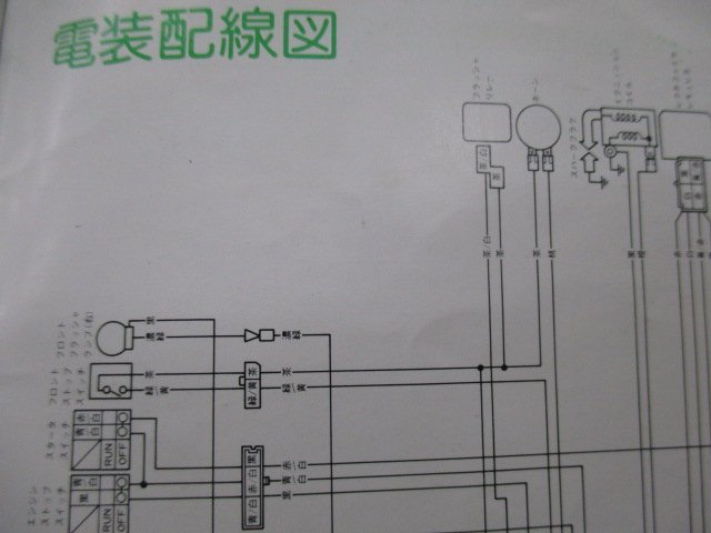 セロー225 取扱説明書 ヤマハ 正規 中古 バイク 整備書 配線図有り XT225 1KH SEROW Av 車検 整備情報_3RW-28199-00