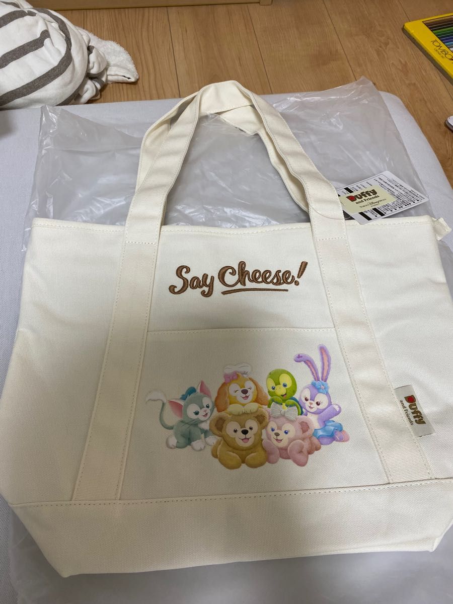 新品！ディズニーシー  ダッフィーシェリーメイ ステラルー ジェラトーニセイチーズ　トートバッグ