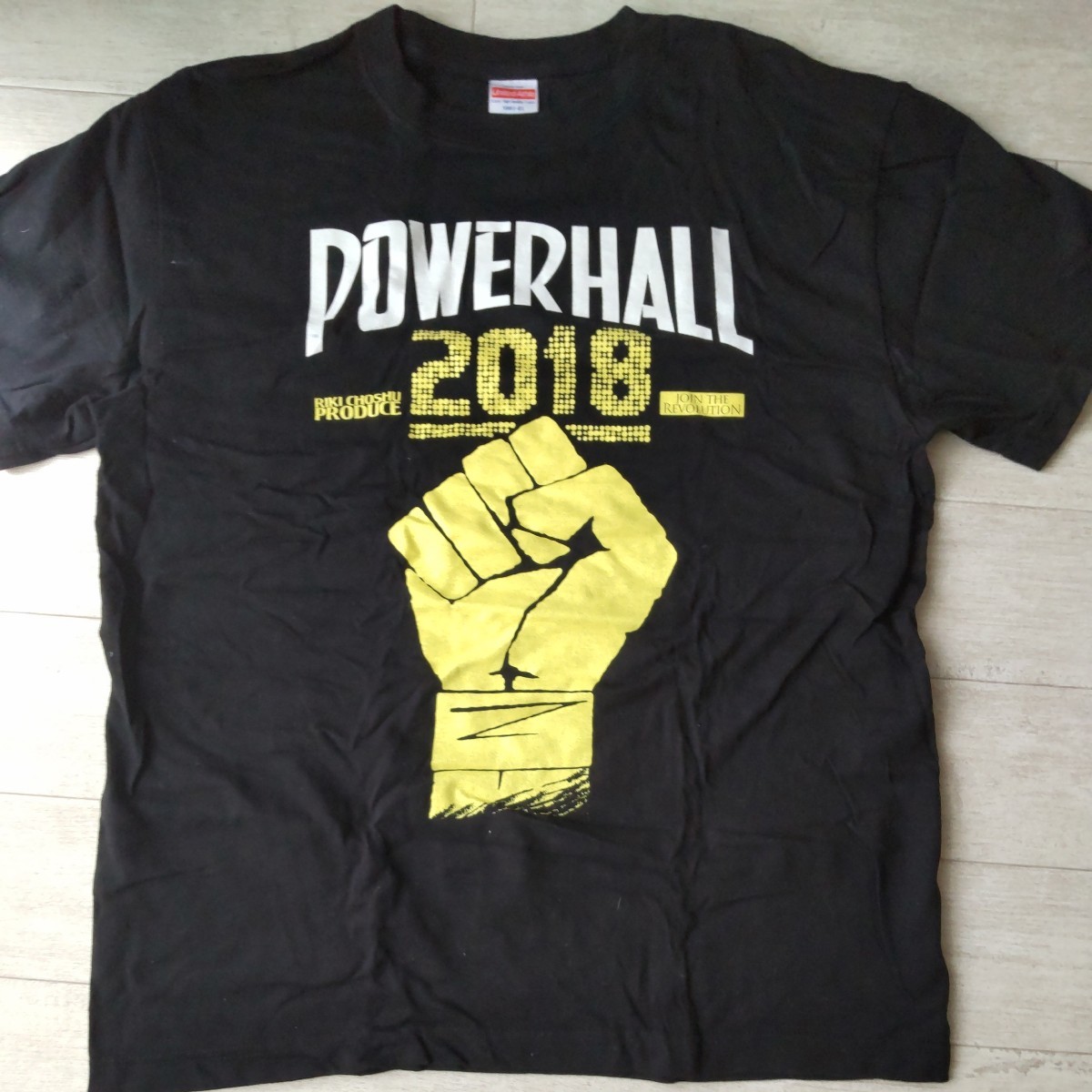長州力 POWER HAII Tシャツ 2018 Lサイズ 新日本プロレス _画像1
