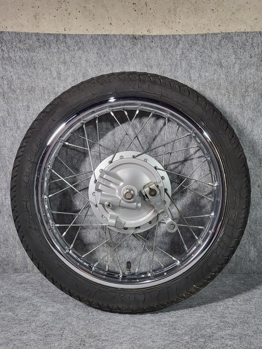 中古品 ホンダ リトルカブ AA01 C50 14インチ フロント リア ホイール
