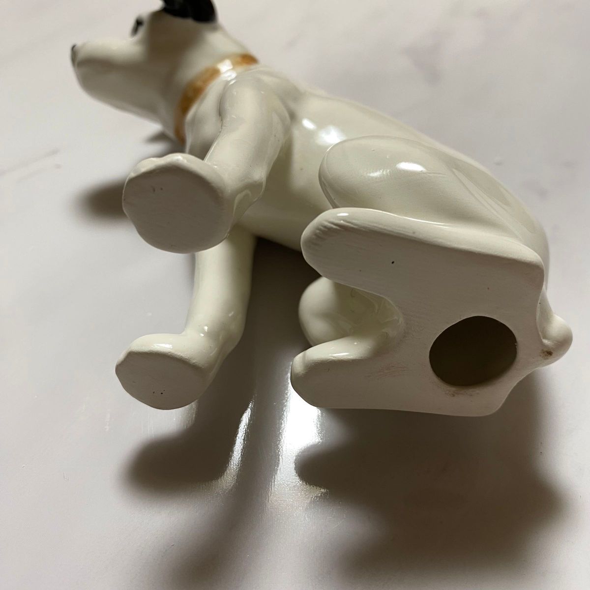ニッパー犬　ビクター 犬 Victor ニッパー 陶器 置物 昭和レトロ アンティーク ビンテージ オブジェ