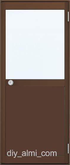 大好き □【DIY】ykkap製 W796×1840H(79618)片開き 半外 框ドア
