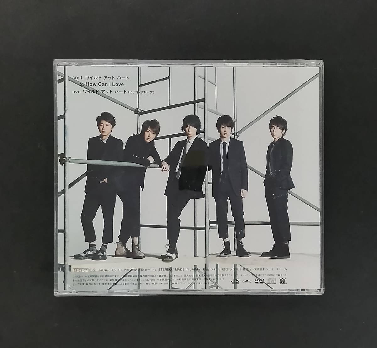 万1 09490 嵐 / ワイルド アット ハート : CD+DVD , JACA-5309/10_画像2