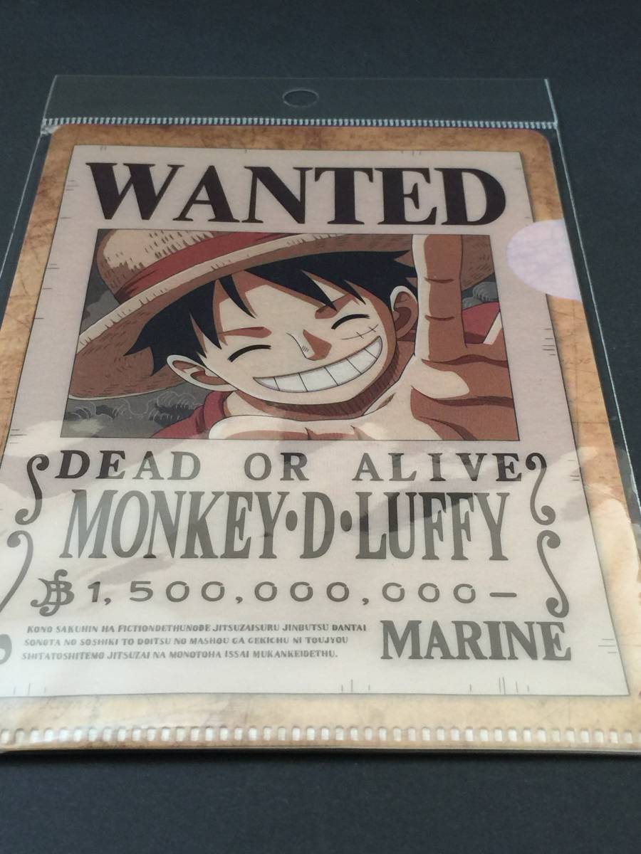 ONE PIECE ワンピース 手配書 A6 クリアファイル&ポストカードセット 8種セット