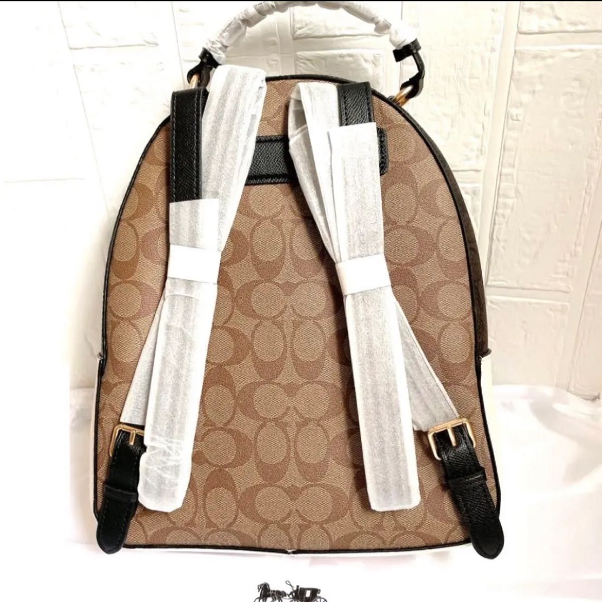 【24時間以内発送】COACH リュック シグネチャ ブラウン C2002 ブラウン リュックサック リュック