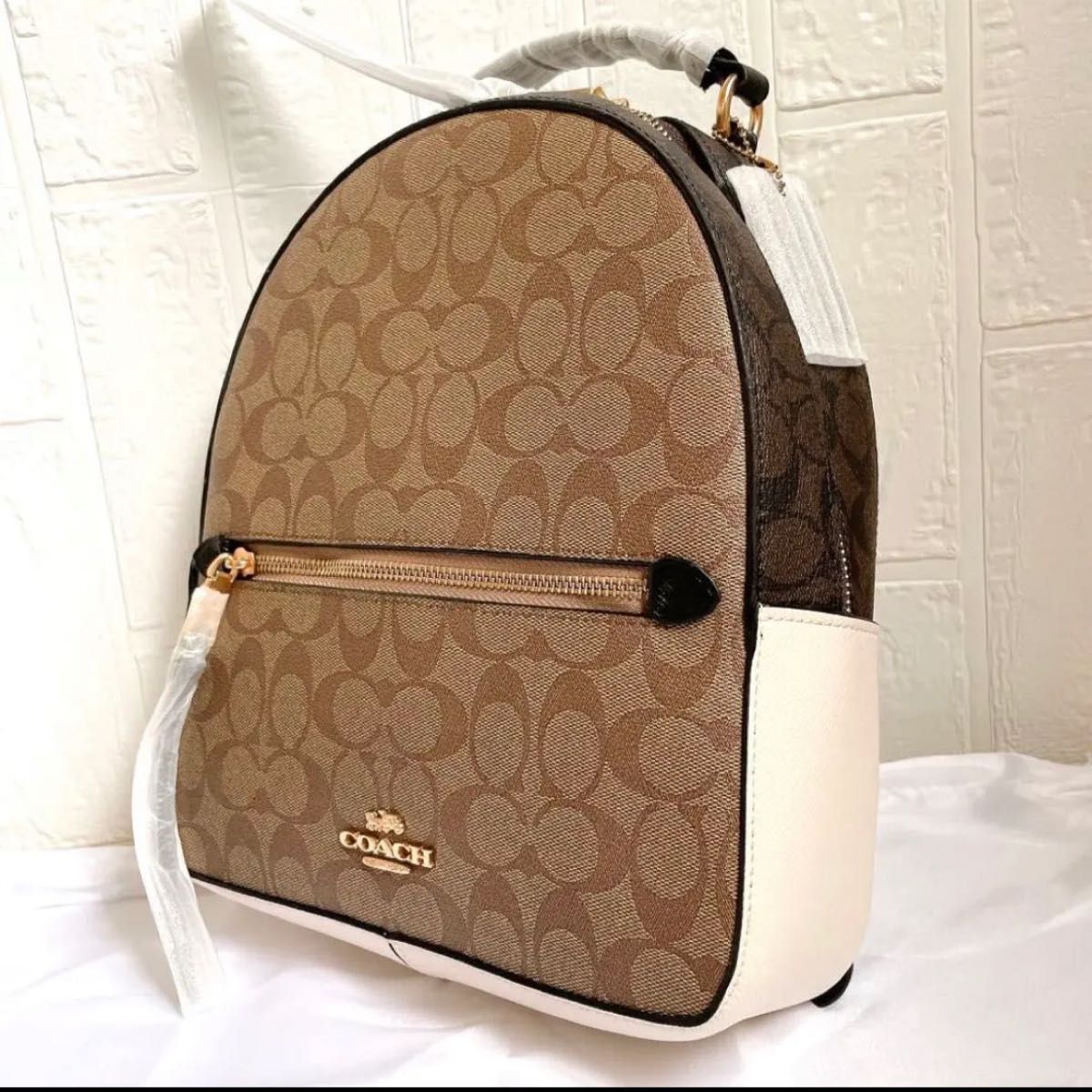【24時間以内発送】COACH リュック シグネチャ ブラウン C2002 ブラウン リュックサック リュック