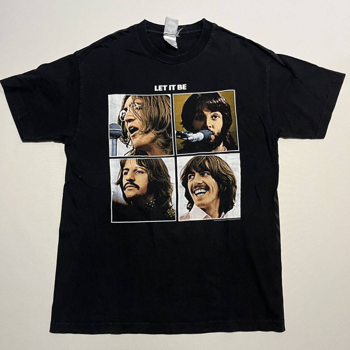 90's The Beatles LET IT BE Tシャツ アメリカ製 ヘインズ ビートルズ バンドT ビンテージ 90年代 映画 アニメ バンT