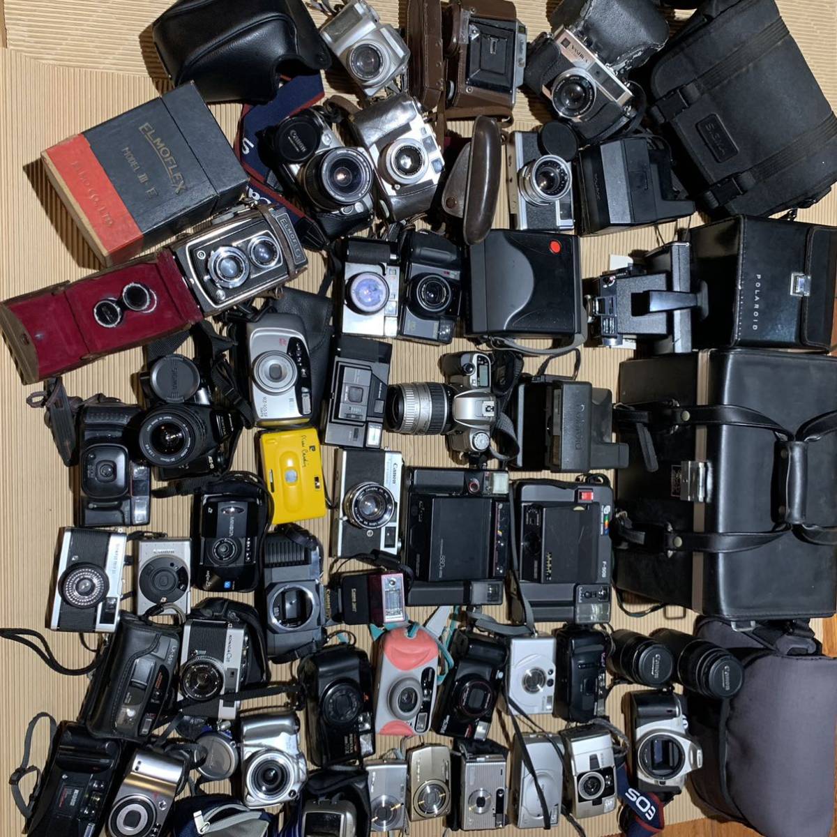 1000 jpy start 40 pcs and more camera large amount summarize retro camera  digital camera film camera Polaroid camera : Real Yahoo auction salling