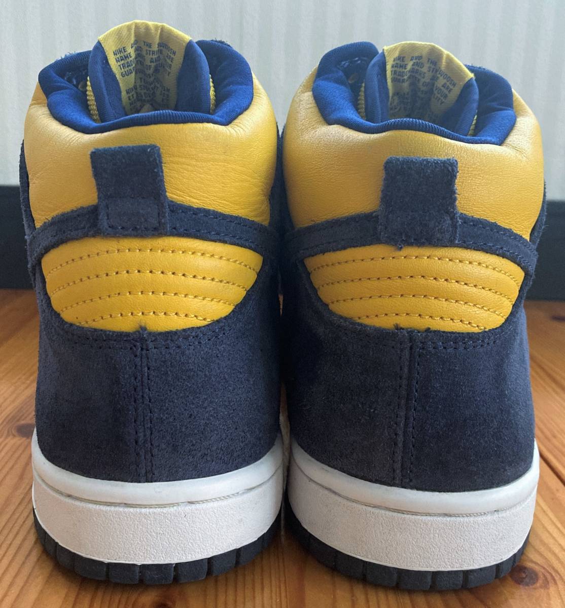 nike sb dunk high pro sb(michigan)希少ミシガンSBモデルクリーニング済美品_画像4