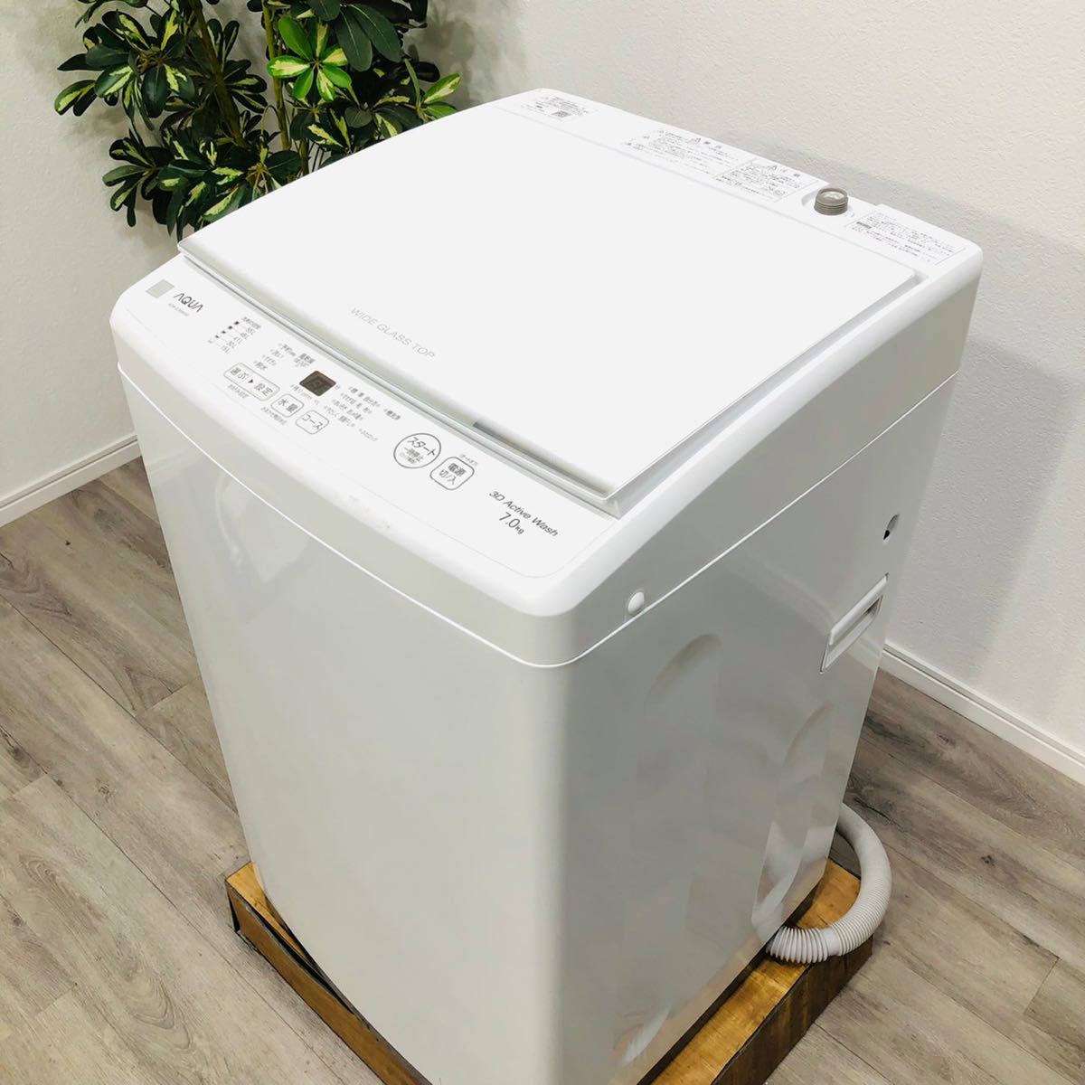 品質は非常に良い AQUA a1651 洗濯機 7.0kg 2021年製 9 5kg以上