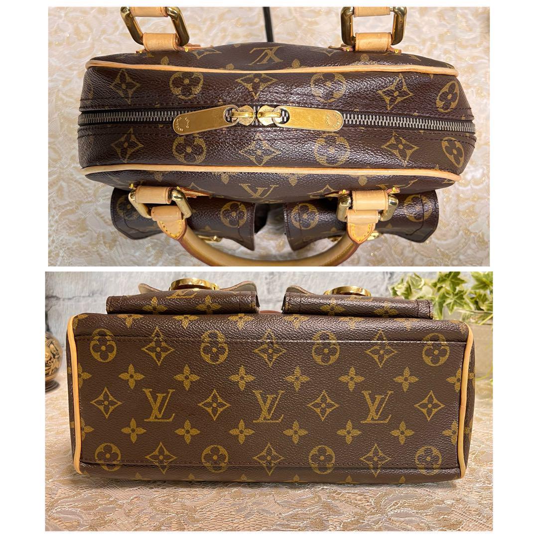 送料無料！【良美品】LOUIS VUITTON ルイヴィトン マンハッタンPM モノグラム M40026☆正規品(ハンドバッグ)｜