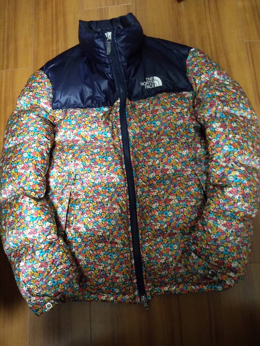 68 美品 M THE NORTH FACE ザ ノースフェイス Nuptse Jacket ヌプシ ジャケット ナナミカ リバティ別注 ヌプシ 花柄 フラワー