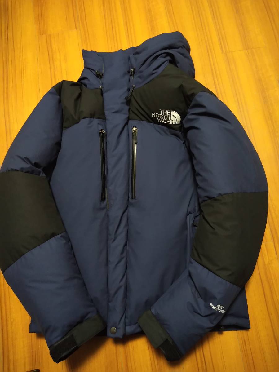 92 美品 クリーニング済み THE NORTH FACE Baltro Light Jacket　XLサイズ ND91840 CM 紺 ノースフェイス バルトロライト ダウンジャケット_画像1