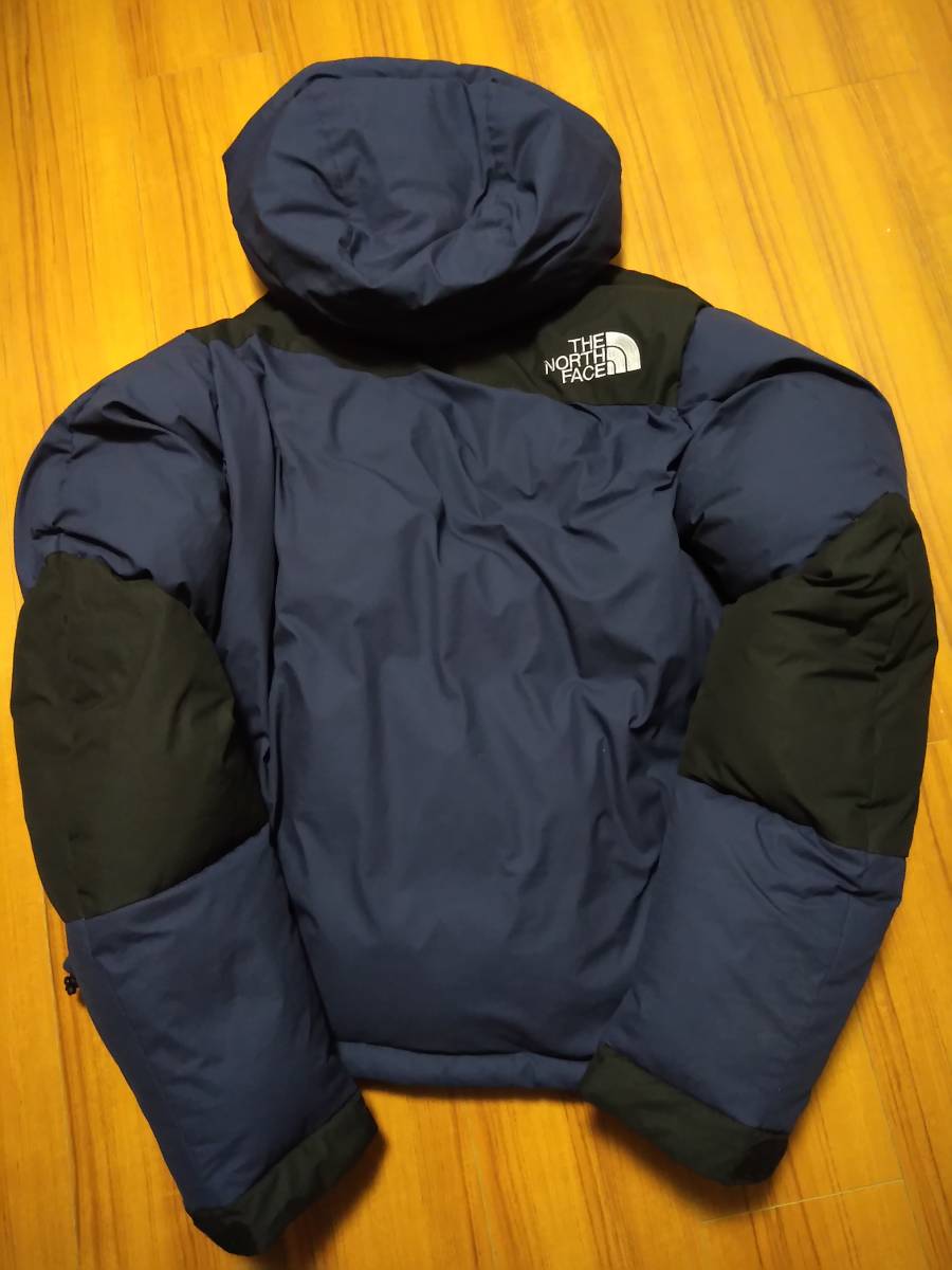 92 美品 クリーニング済み THE NORTH FACE Baltro Light Jacket XLサイズ ND91840 CM 紺 ノースフェイス バルトロライト ダウンジャケット