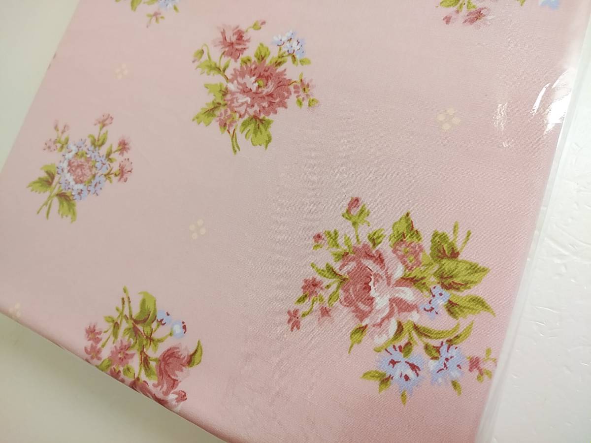 セール品◆厚地◆シングルロング 敷き布団カバー 小花ピンク8209の画像3