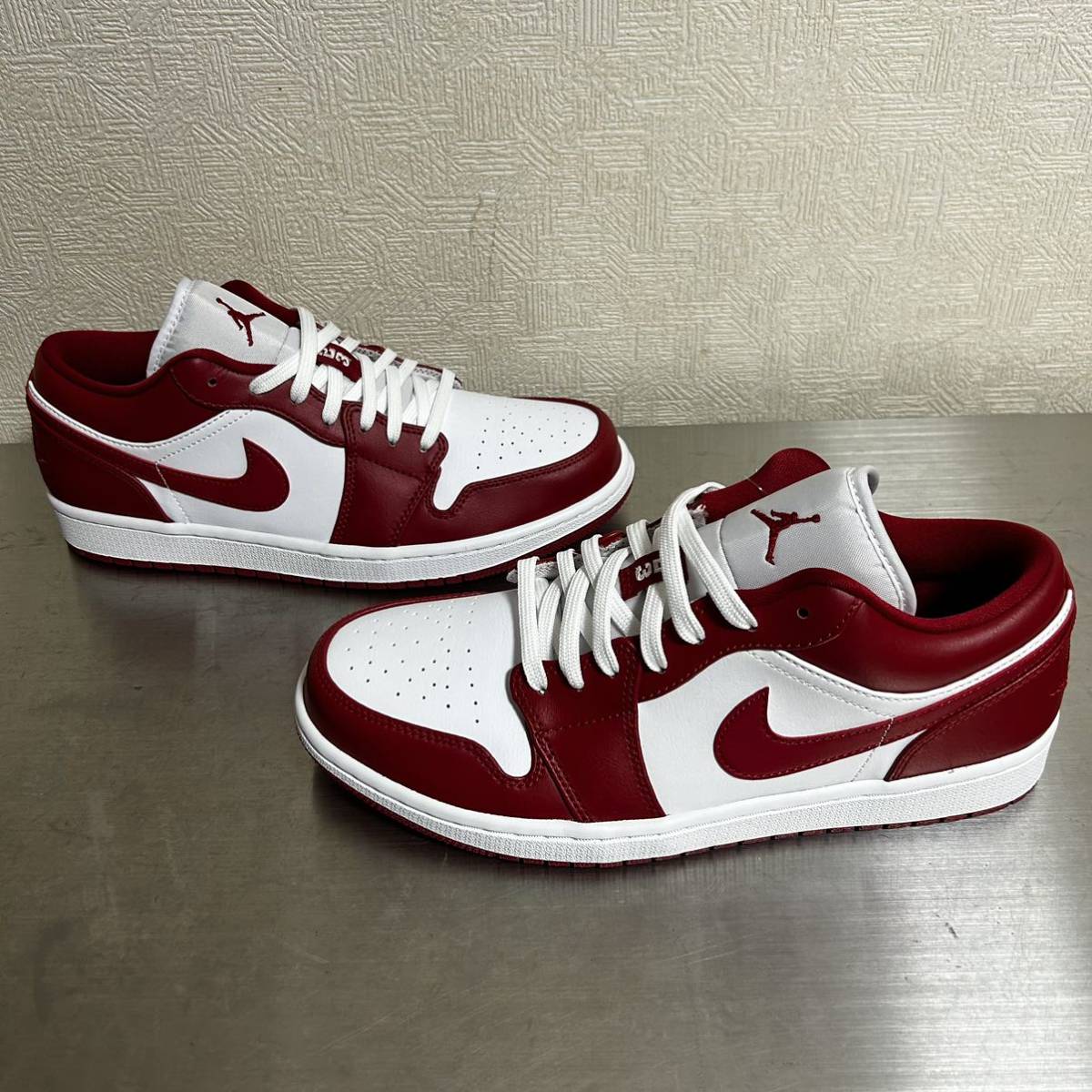 未使用 NIKE AIR JORDAN 1 LOW GYM RED 555088 611 ナイキ エアジョーダン1 ロー ジムレッド