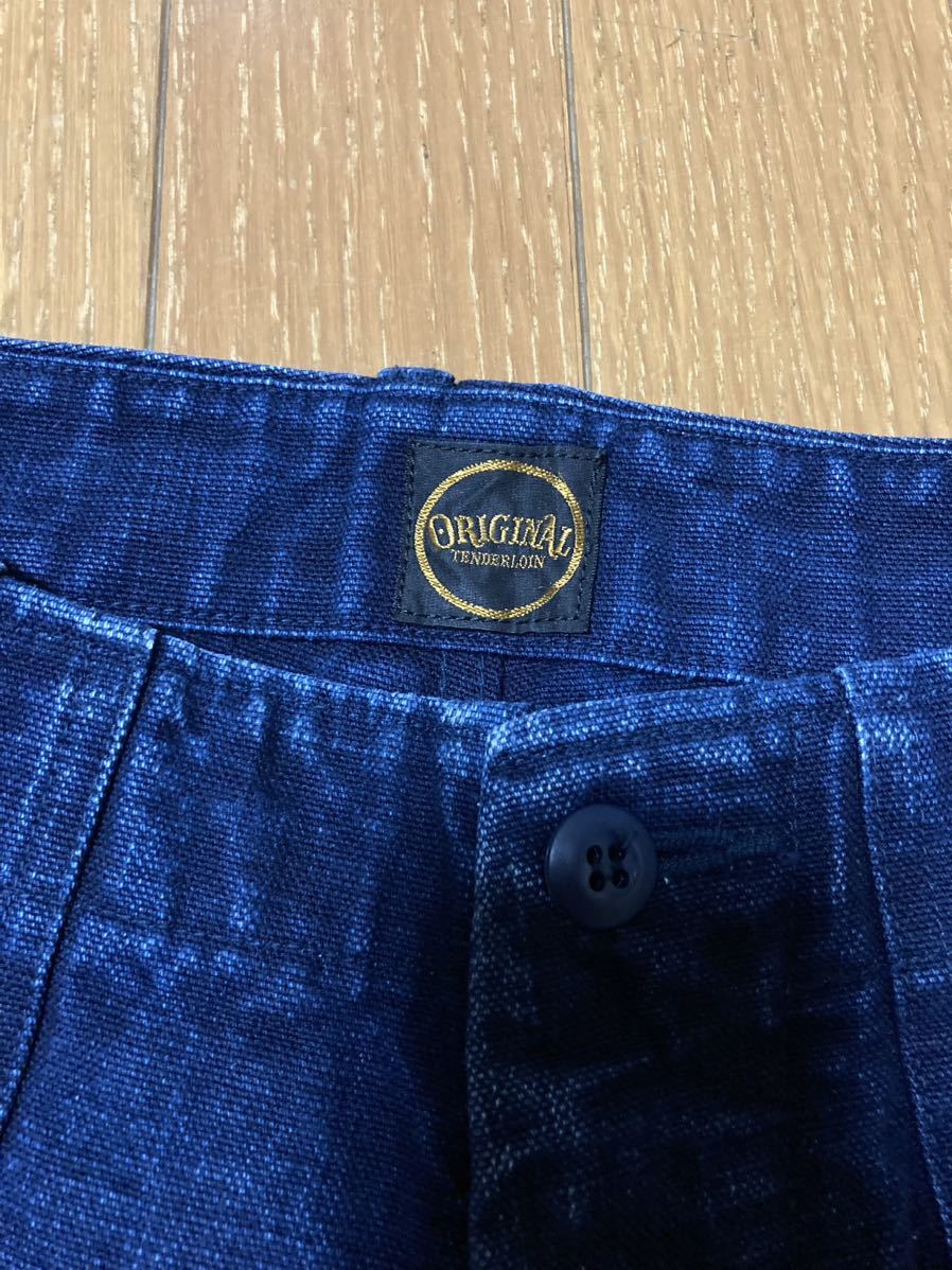 テンダーロイン ダック デニムパンツ XS インディゴ ベイカー テンダーロイン ダック デニムパンツ XS インディゴ ベイカー
