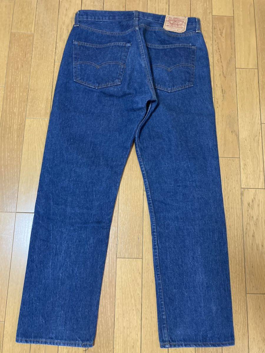 80s USA製 LEVIS 501 デニムパンツ W36 L33 ハチマル 黒カン Levi's リーバイス ビンテージ 501XX オリジナル