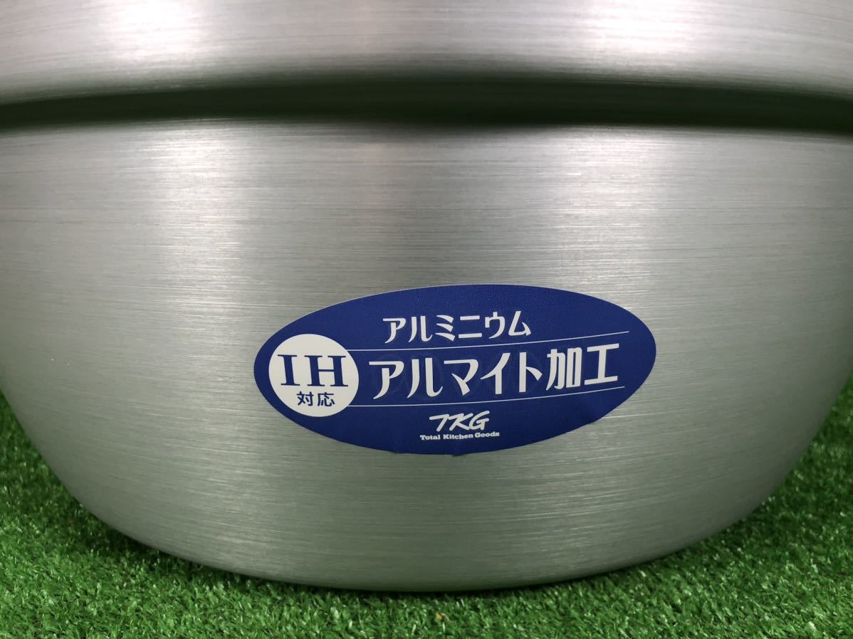 Yahoo!オークション - 7-075】未使用 TKG IHアルミ 円付鍋 42cm Yahoo!オークション - 7-075】未使用 TKG IHアルミ 円付鍋 42cm