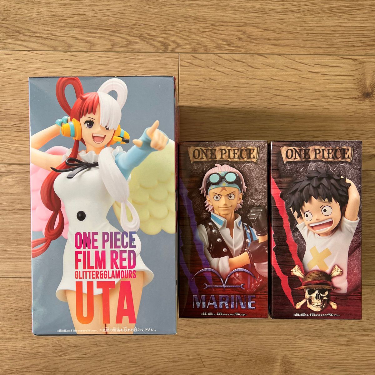 未開封】ワンピース フィギュア 3個セット FILM RED ウタ 未開封】ワンピース フィギュア 3個セット FILM RED ウタ