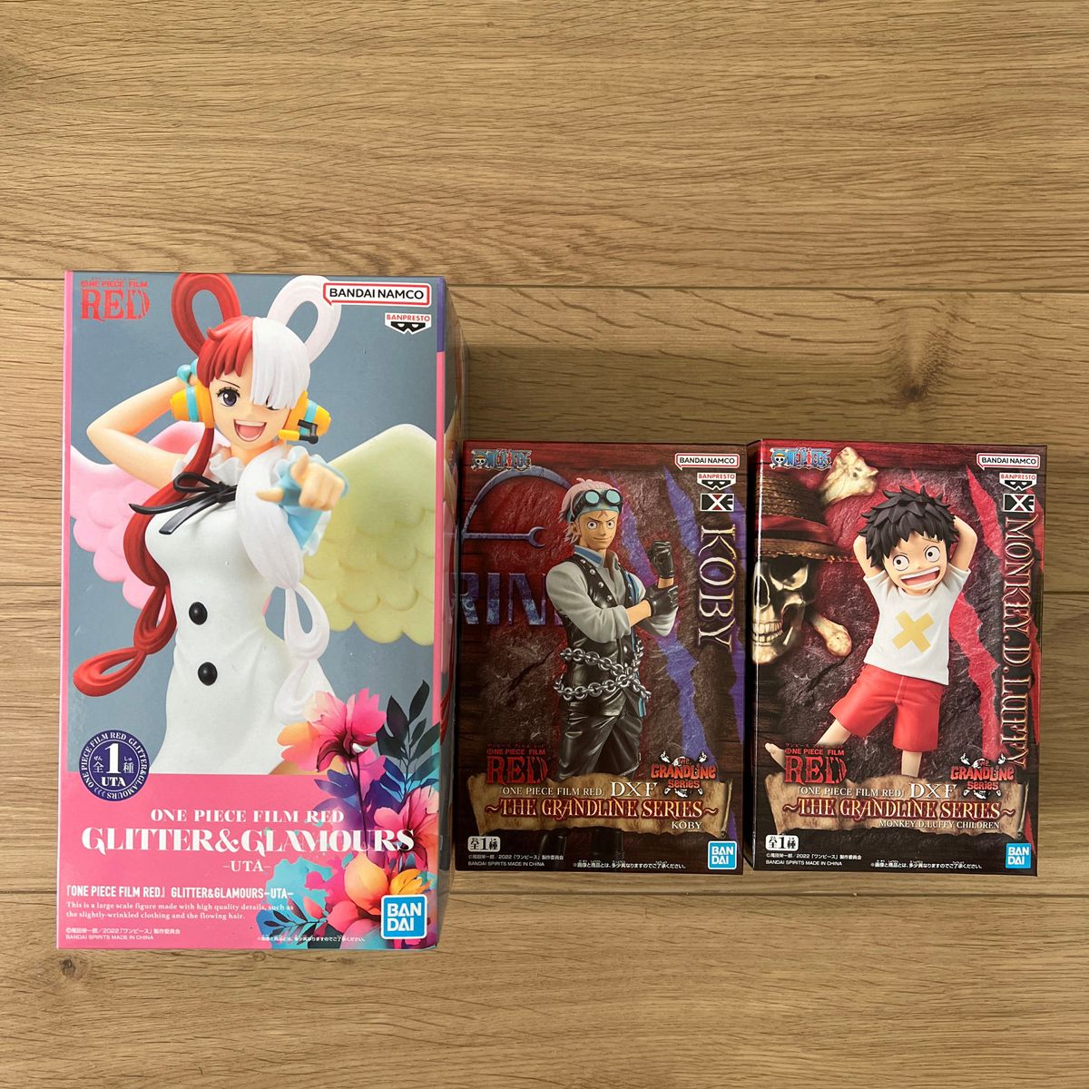 未開封】ワンピース フィギュア 3個セット FILM RED ウタ 未開封】ワンピース フィギュア 3個セット FILM RED ウタ