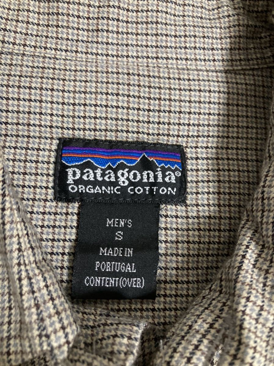 2002年 patagonia パタゴニア チェック柄 シャツ SHIRTS MENs S 長袖シャツ 希少モデル 希少色 F02 オーガニックコットン メンズS_画像6