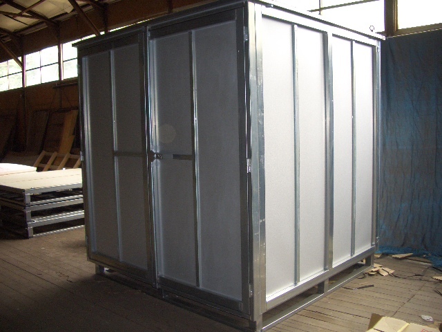  new goods storage room 1 tsubo (2.) double doors door * warehouse, agricultural machinery and equipment inserting, construction construction material * tool storage cabinet, garage, parts inserting, construction site, container, prefab, box 0 cheap!