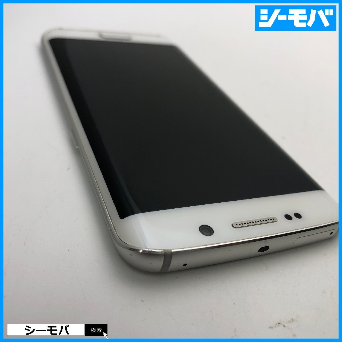 スマホ Galaxy S6 edge 404SC 32GB softbank ホワイト 美品 ソフトバンク android アンドロイド RUUN12934_画像3