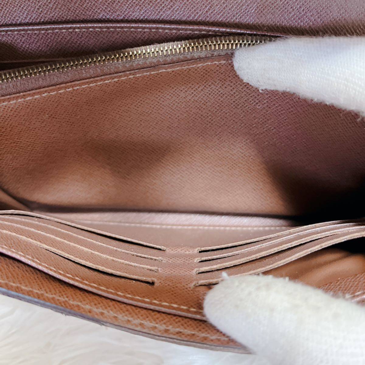 美品 ルイヴィトン ポルトフォイユ ボエシ ターンロック 長財布 モノグラム