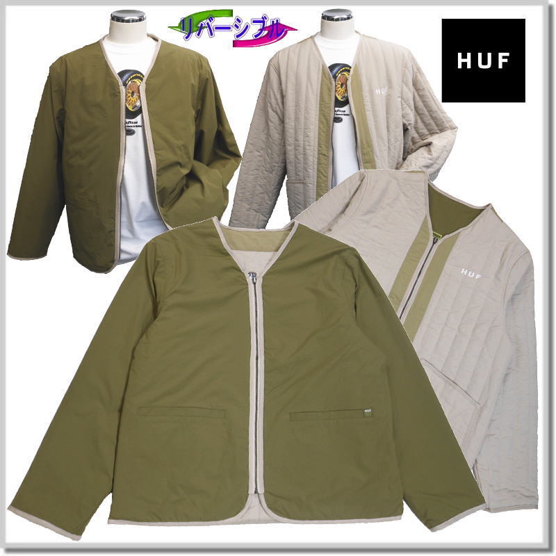 ハフ HUF Worldwide Reversible Liner Jacket JK00388-L リバーシブル 中綿ジャケット