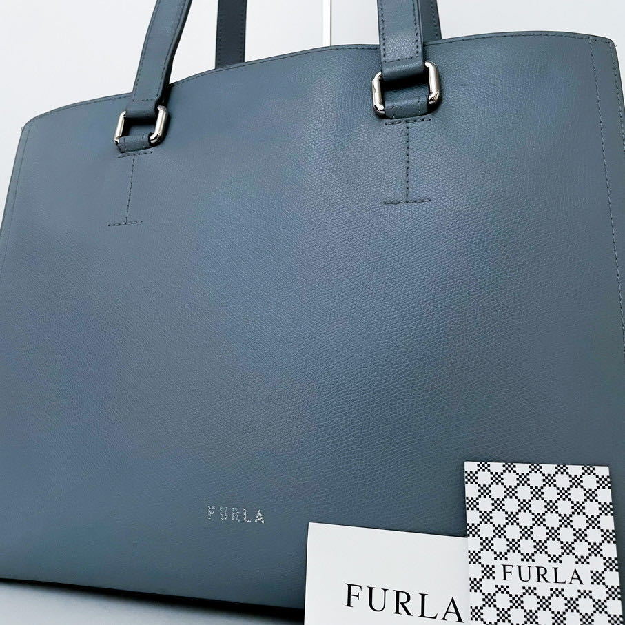 1円【入手困難品□定価10万□】FURLA フルラ A4 ビジネス バッグ