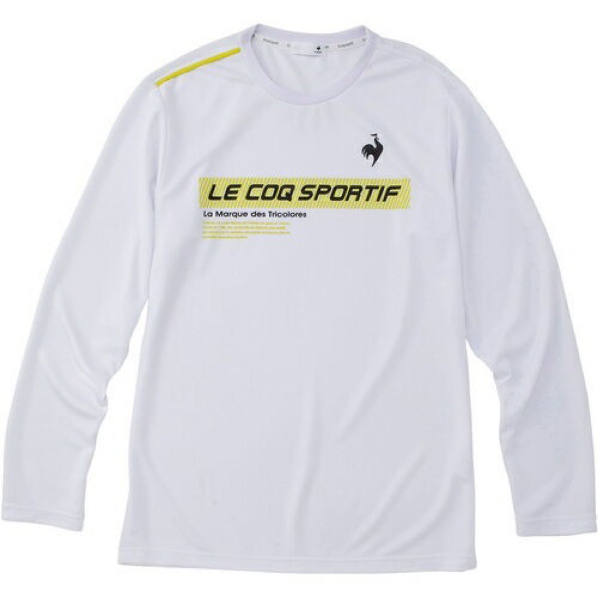 le coq sportif ルコックスポルティフ テニスウェア 長袖Tシャツ ホワイト(白色) QTMUJB00 メンズL 新品
