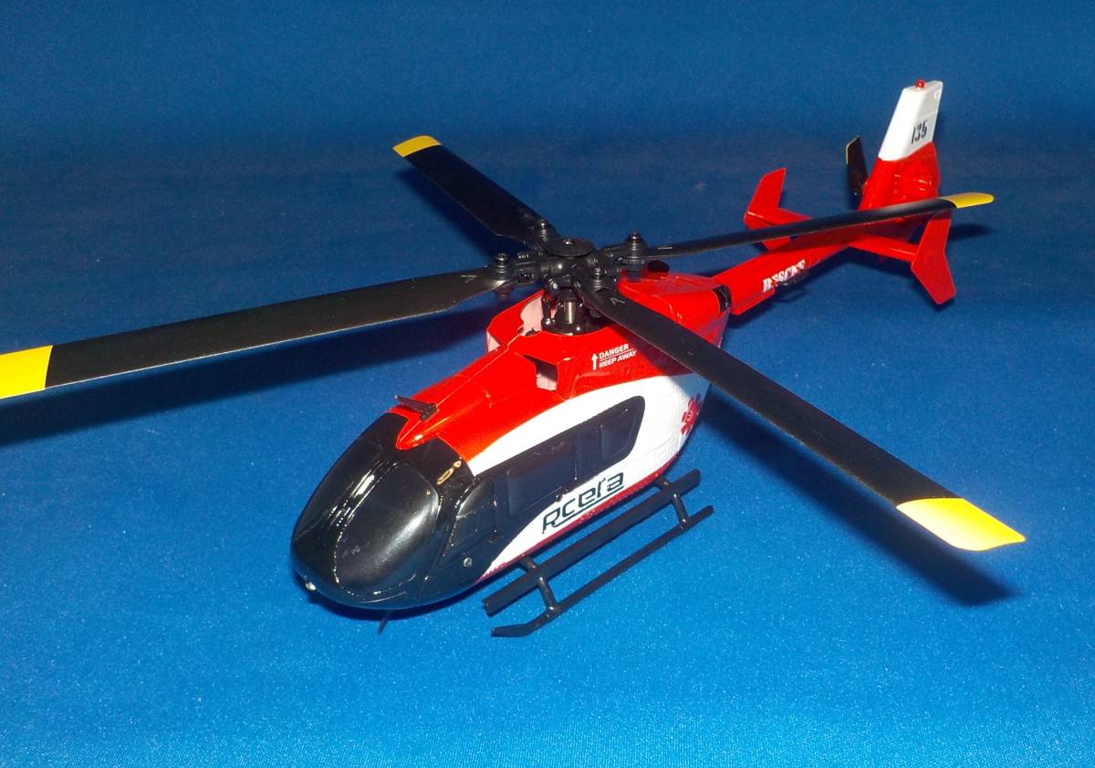 新品】 サークル飛行・高度維持 4CHスケールヘリ EC135 バッテリー追加