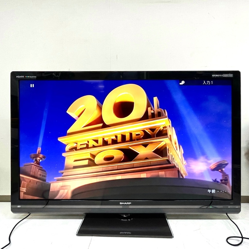 2010年製 SHARP シャープ デジタルハイビジョン液晶テレビ 60V型 LC-60LV3 AQUOS アクオス クアトロン 3D 地上・BS・110度CS K2556_画像1