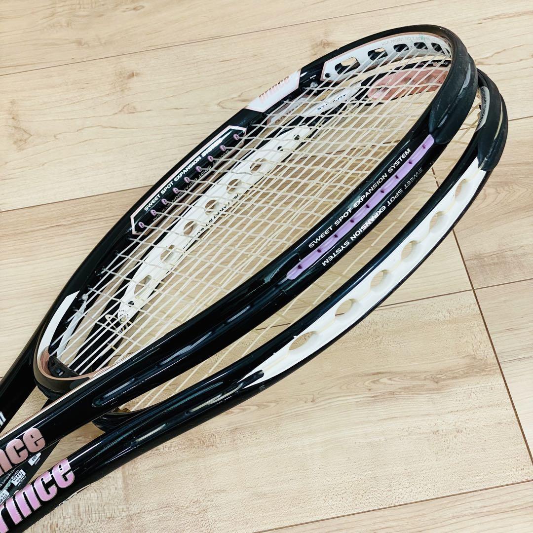 【匿名配送】プリンス 硬式テニスラケット 2本 シャラポワモデル&シエラ2 G1