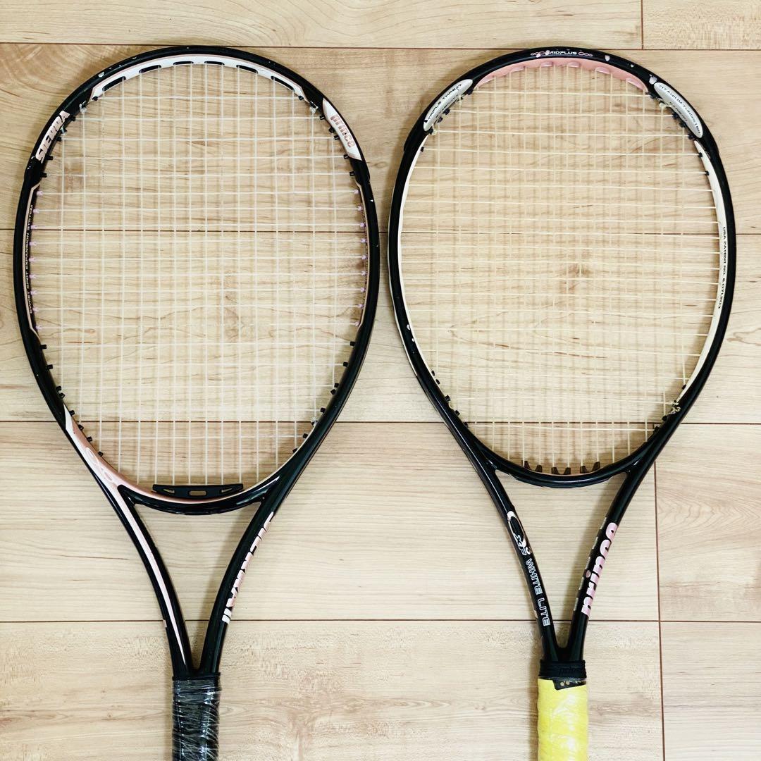 【匿名配送】プリンス 硬式テニスラケット 2本 シャラポワモデル&シエラ2 G1