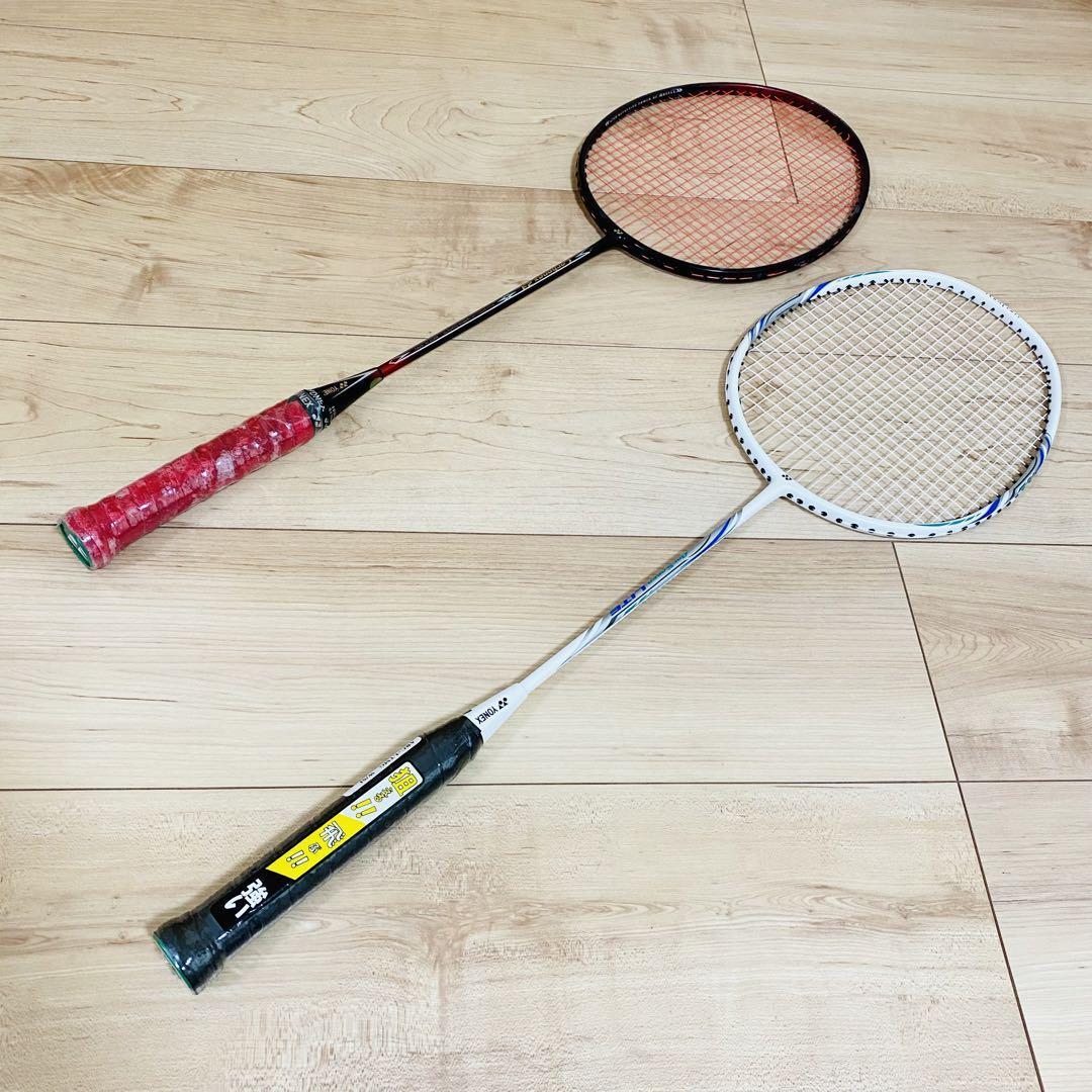 お買い物 バドミントンラケットWilson／YONEX 2本セット - その他スポーツ