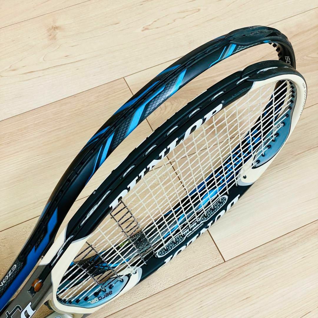 匿名配送】イーゾーンDR100 4HUNDRED 硬式テニスラケット 2本-