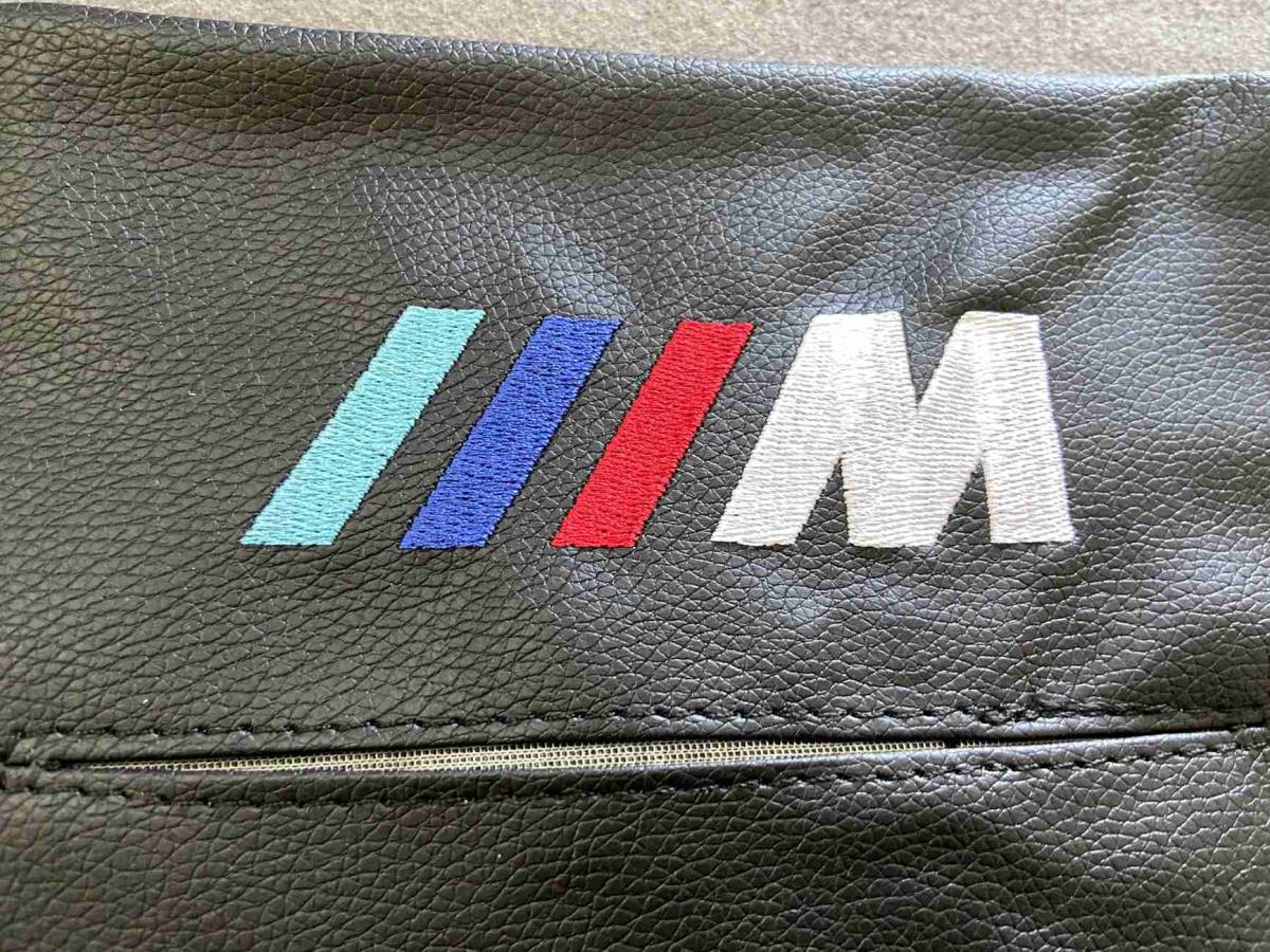 BMW ///M ティッシュケース　車のティッシュボックス ティッシュペーパー アクセサリー　ブラック　収納ポケット 防水 ●02番_画像3